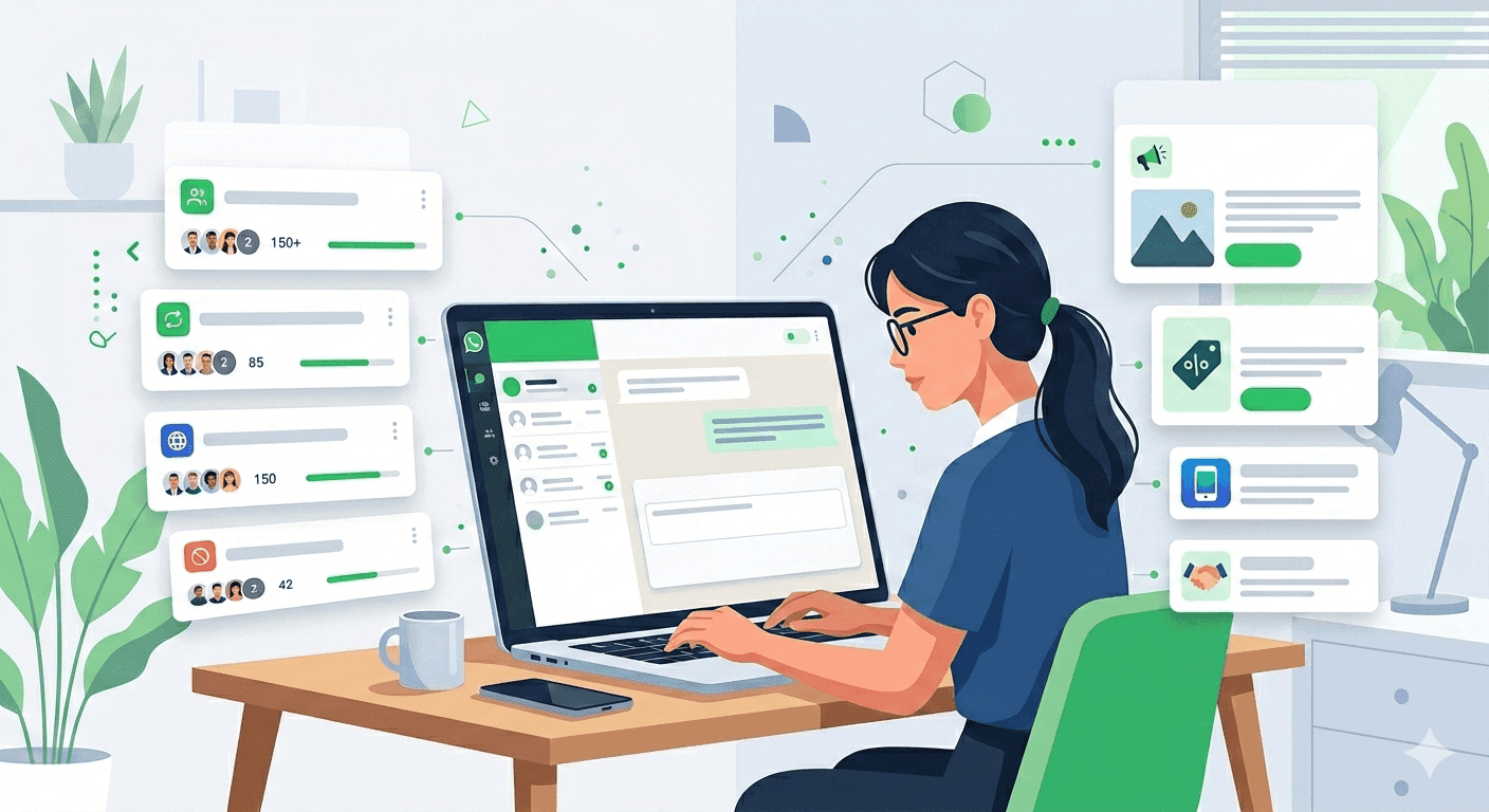 Cara Broadcast WhatsApp (Business, Web, Tanpa Save Nomor)